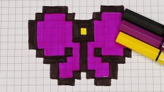 How to draw a cute Pixel Art Bow | Easy Draw with Me