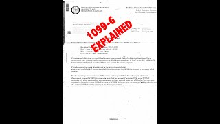 1099 G from Indiana Department of Revenue EXPLAINED