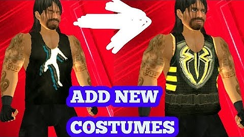 HOW TO ADD NEW COSTUMES IN WR3D MOD | NEW 2017 COSTUMES