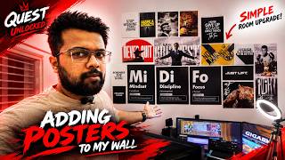 I Transformed My Gaming Room With Posters! | Quest Unlocked Update