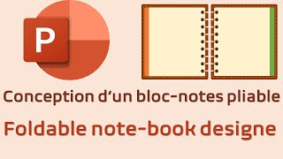 conception d'un bloc-notes pliable