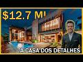 MANSÃO DE R$12.700.000,00 EM ALPHAVILLE - SP - ARQUITETURA DOS SONHOS -  EXTREMAMENTE LUXUOSA