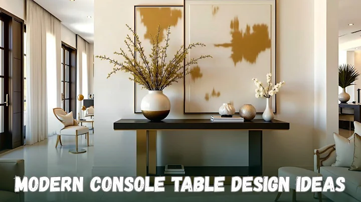 Modern Console Table Design Ideas for Entryway | Entryway Decor Ideas With Modern Console Table 