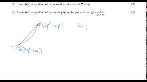 OCR Core 4 Jan 2007 q8ii - A2 Maths - Parametric Equations
