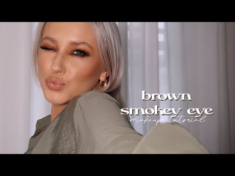 brown smokey eye | makeup tutorial | lolaliner