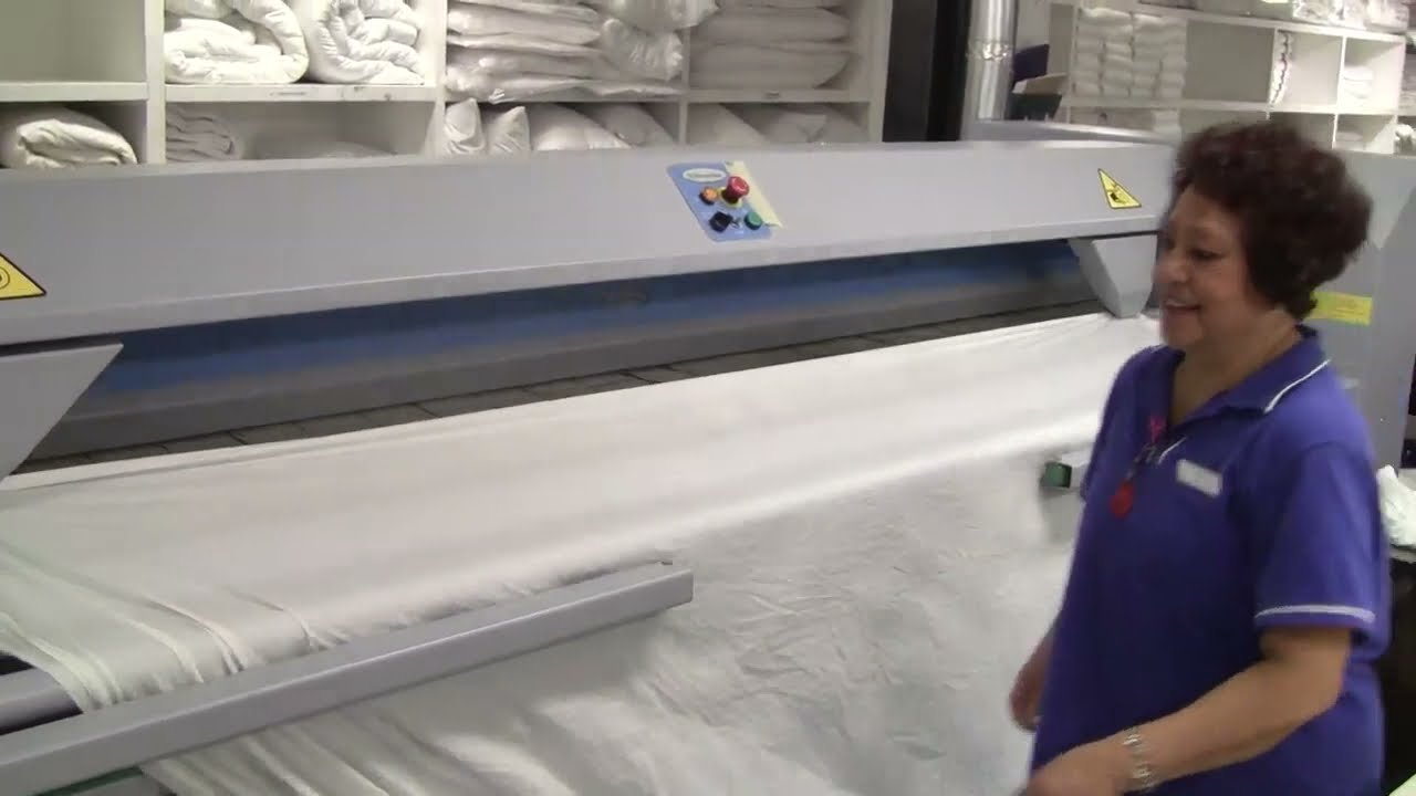 Electrolux IC44832 FLF Ironer Operation Video YouTube