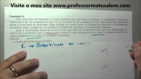 PO - 1 - modelo de programação linear - exemplo 2