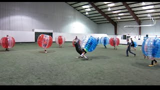 EPIC Bubble Soccer Match. Kid Gets OWNED.