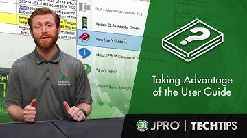 Tech Tips - Taking Advantage of the JPRO User Guide