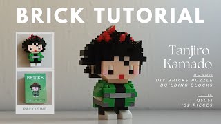 How to Build Tanjiro Kamado | Zhi Duo Pin 智多拼 DIY Bricks Puzzle Building Blocks Q5051 (182 Pieces) screenshot 3