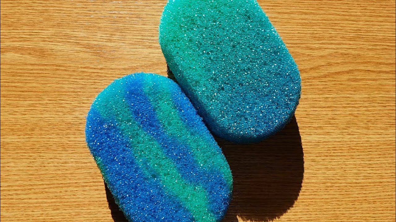Plastic sponges rubbing & scratching ASMR |WATCH IN HD| - YouTube
