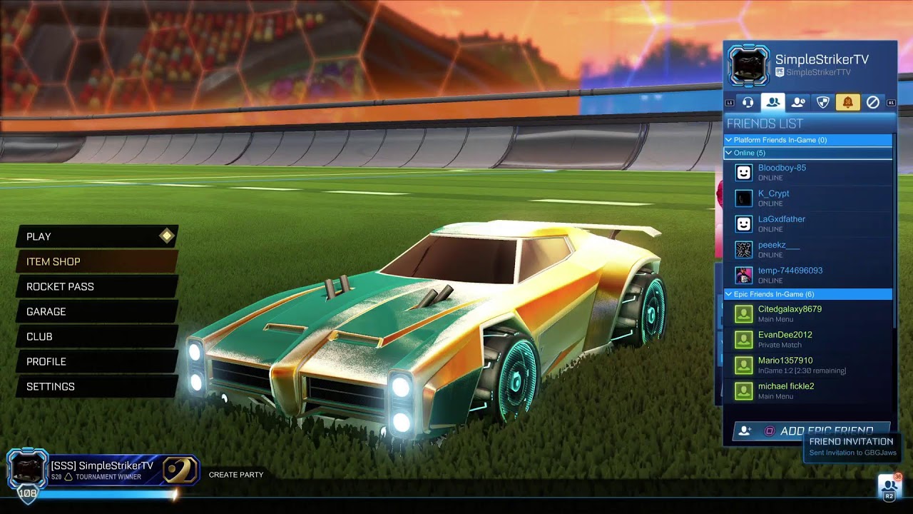 Rocket League for fun