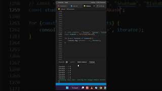 for of( ) loop in #javascript #shorts Wealth