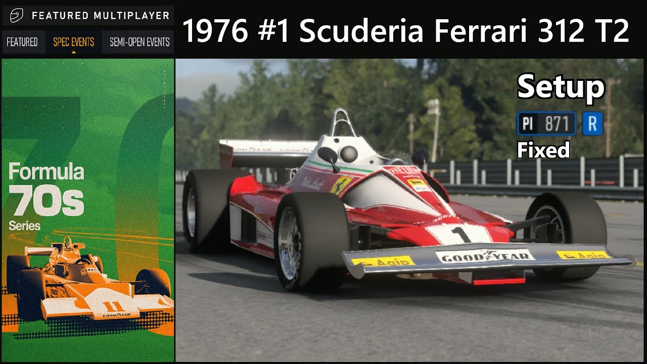 Formula 70s Series: 1976 Ferrari 312 T2 | Forza Motorsport