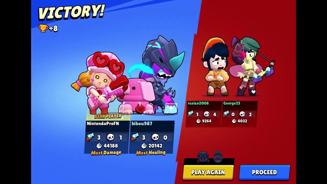 Winning with every valentine’s skins in #brawlstars 