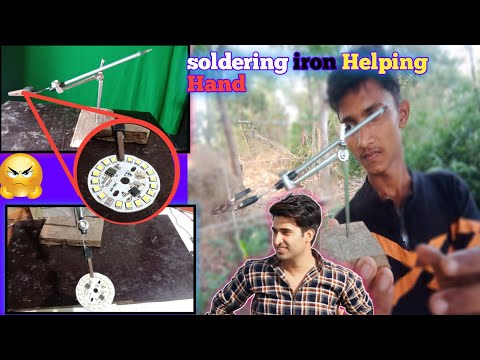 How To Make Soldering iron Helping Hand !new idiasummer Expriment Sushant ki experiment  New set up