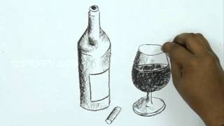 How to Draw a Wine Bottle How to Draw a Wine Bottle