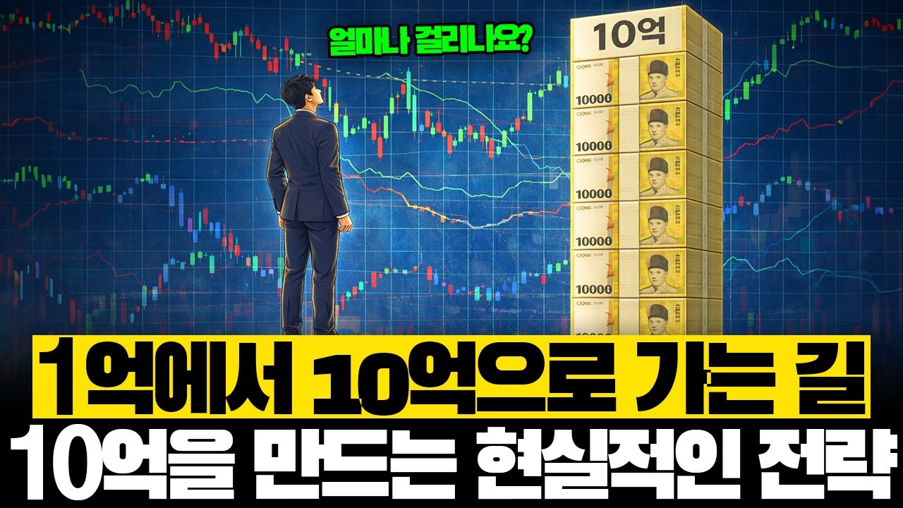 1억 원을 모았을 때 무엇을 해야 할까? 10억 원을 모으는 현실적인 방법