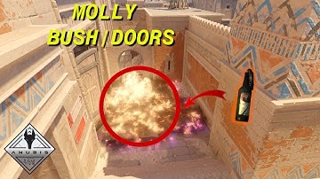CS2 Anubis - Mid Doors Molotov