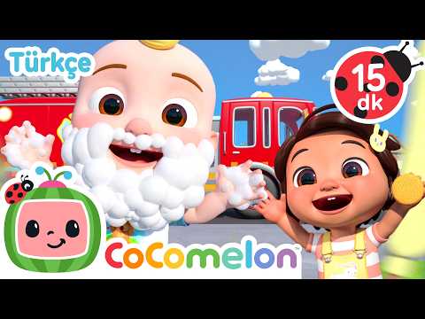İtfaiye Kamyonunu Yıkıyoruz! 🚒💦 | CoComelon Türkçe | Çocuk Şarkıları