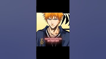 normie🌞 #bleach #ichigo #anime #manga #fyp