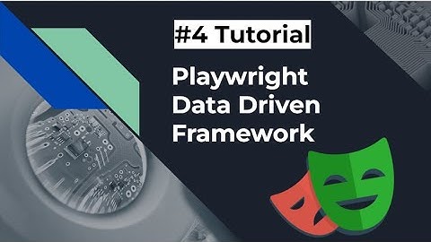 Playwright Data Driven Framework