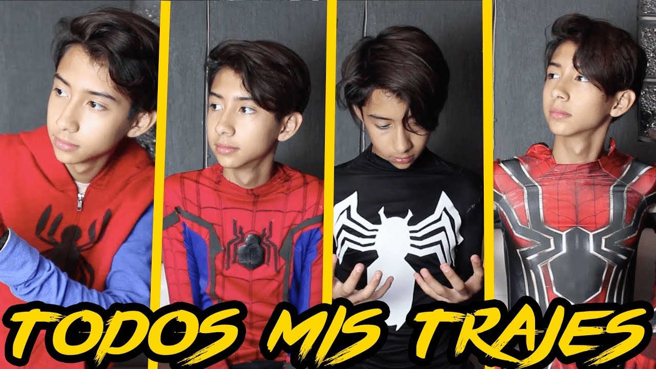 LES MUESTRO TODOS MIS TRAJES DE SPIDERMAN/I SHOW YOU ALL MY SPIDERMAN COSTUMES - IVANSPIDEY