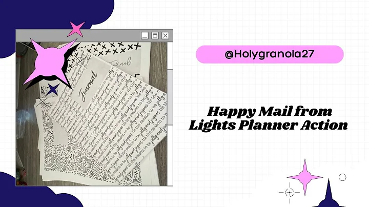 Happy Mail: Lights Planner Action