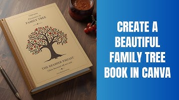 Create a Beautiful Family Tree Book in Canva — Free, Easy, and Perfect for Genealogists!