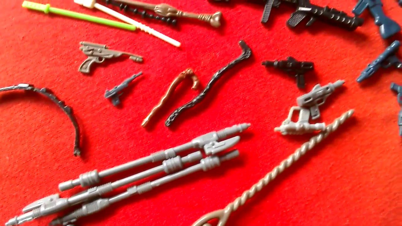 star wars action figure weapons