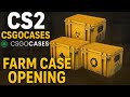 Opening Farm Cases! - CSGOCASES PROMO CODE 2025