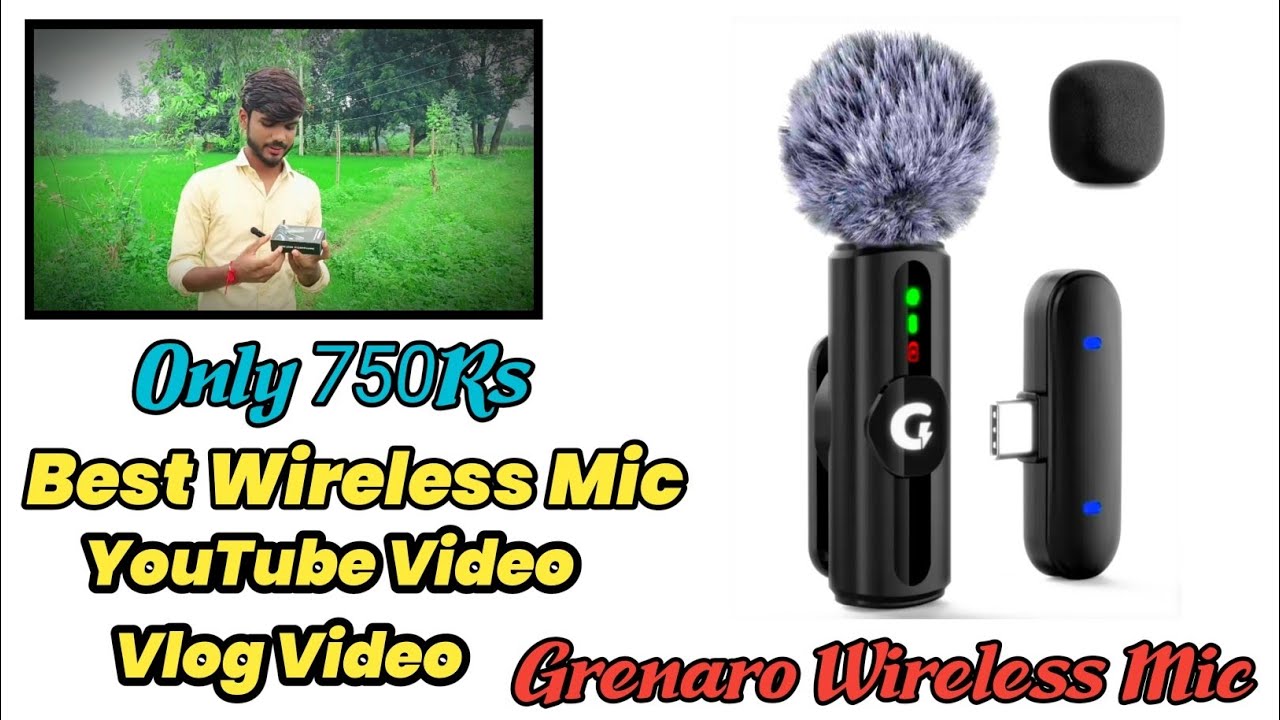 Best Wireless Mic For Youtube Video // Vlog ke liye kon sa mic le // Grenaro Mic / Vlog With Neeraj 