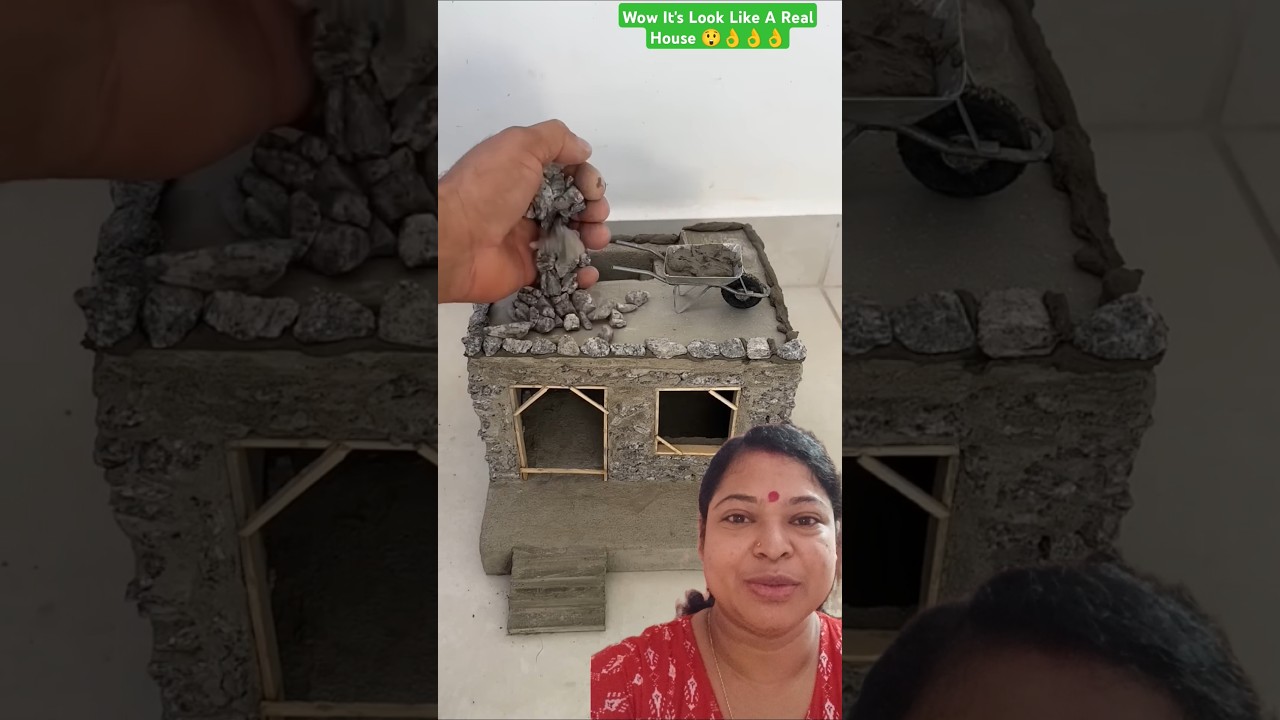 How To Make A Handmade House Easily 😲👌