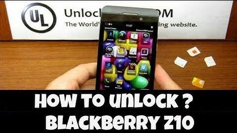 How To Unlock Blackberry Z10 by Unlock code from UnlockLocks.COM