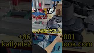 Velcro flocked fabric high-frequency welding machine for lumbar support belt components