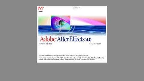 Adobe After Effects 4.0 (1999), Particle Playground Effect (Part 1)