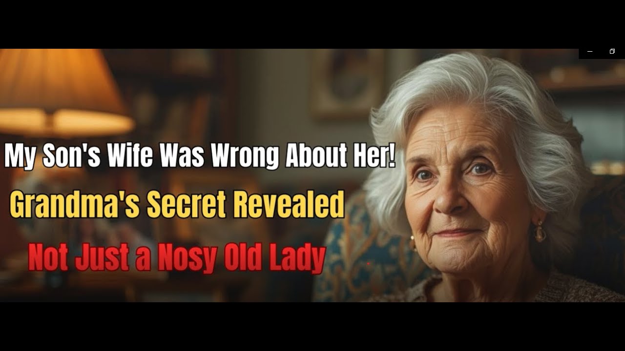 Grandma’s Secret Story Unveiling More Than a Nosy Elderly Woman YouTube