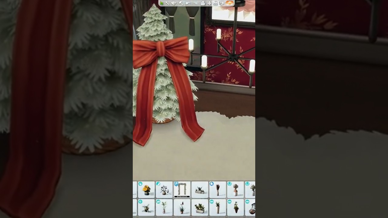decorating for Christmas🎄 family gameplay in the sims 4🤎