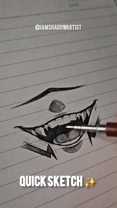 Quick Sketch 👀 ✨️ #anime #howtodraw #animedrawing