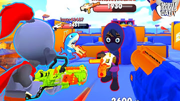 NERF: Superblast Gameplay Trailer - Intense 3v3 NERF blasting fun! (iOS, Android)