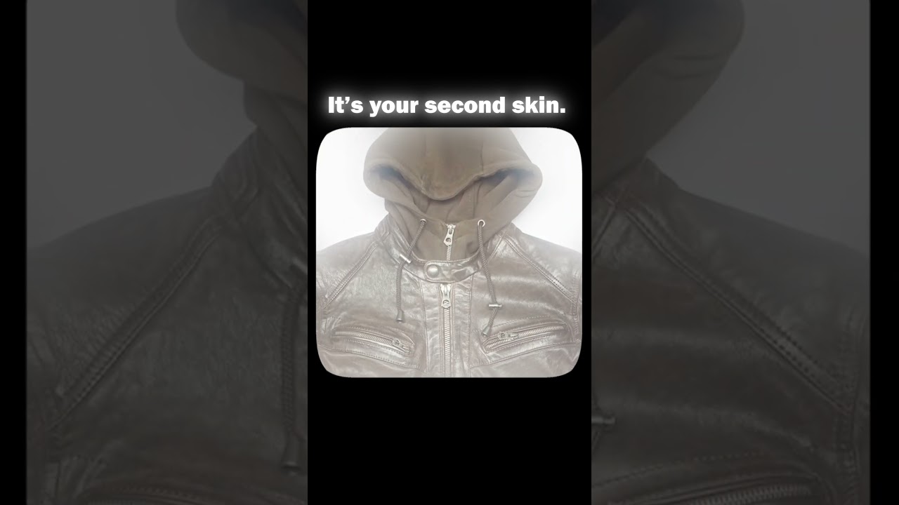 🔥 Hoodie Style Leather Jacket – Premium Winter Wear | Retro Fashion 🖤