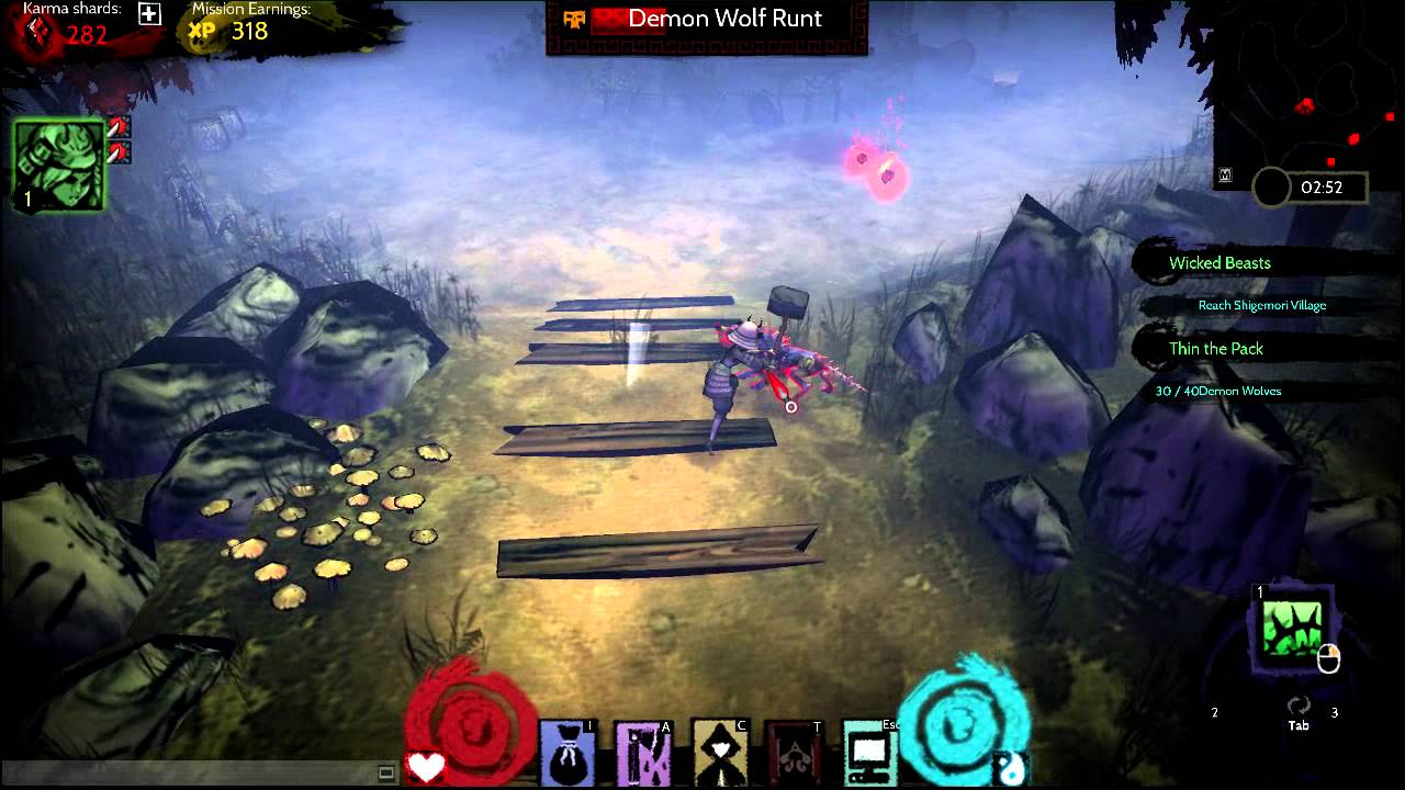 Akaneiro Demon Hunters - gameplay 1