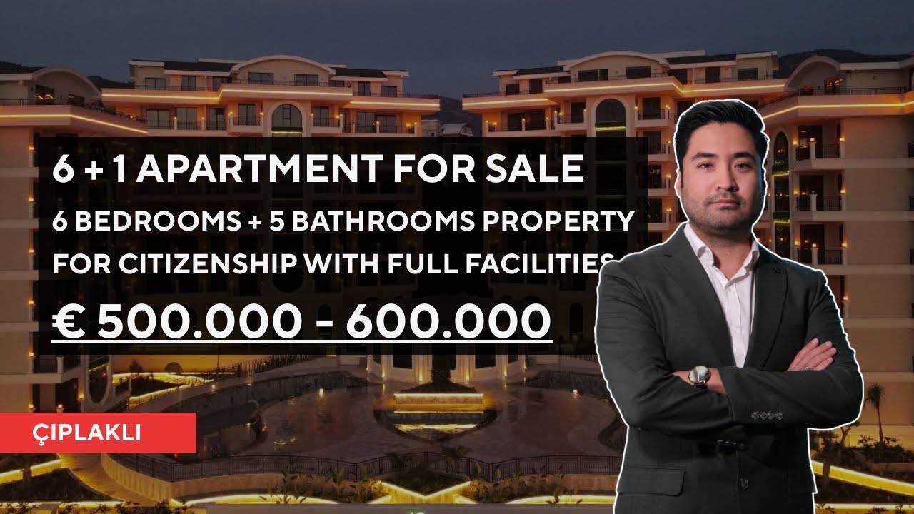 Alanya Property For Sale | Alanya Property For Citizenship | 6 Bedrooms Duplex Apartment For Sale 