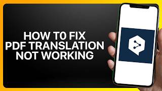 How To Fix “PDF Translation Not Working” In DeepL! Tutorial
