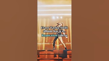 Every Taylor album has its... (Reputation edition) #taylor #reputation #taylorswift #erastour
