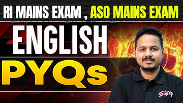 RI AMIN Mains, OPSC ASO 2025 | English Previous Year Question By Subham Sir