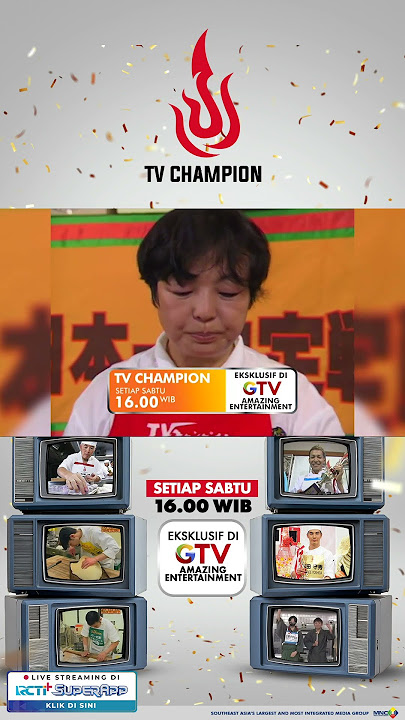 ⚔️ SIAPA JAWARA FAVORITMU ! “TV CHAMPION” DI GTV! #TVChampionGTV