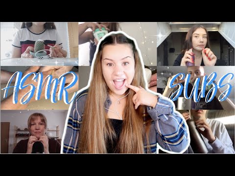 [ASMR] MY SUBSCRIBERS DO ASMR! 🦋 (Part 1) | Meine Reaktion | ASMR Marlife
