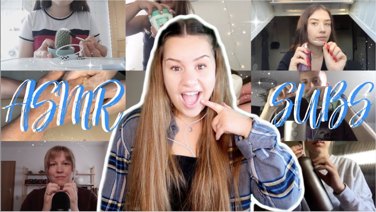 [ASMR] MY SUBSCRIBERS DO ASMR! 🦋 (Part 1) | Meine Reaktion | ASMR Marlife