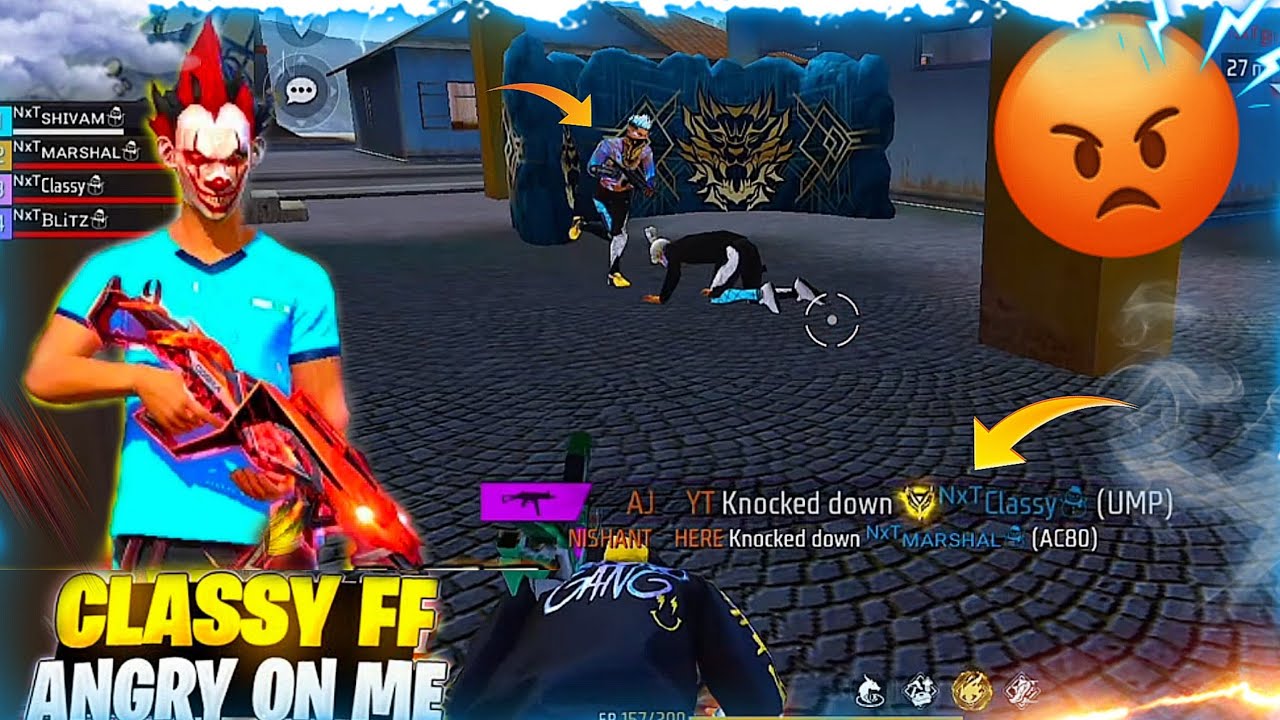 Classy Free Fire Angry On Me🤬para" SAMSUNG A3,A5,A6,A7,J2,J5,J7,S5,S6,S7